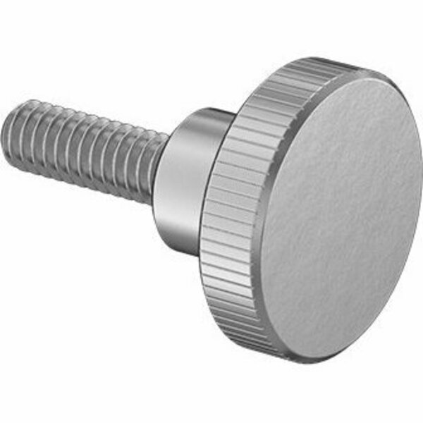 Bsc Preferred Stainless Steel Raised Knurled-Head Thumb Screw 1/4-20 Thread Size 3/4 Long 1 Diameter Head 91830A577